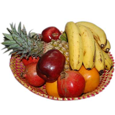 "Fresh Fruit Basket - 3 kgs - code NB01 - Click here to View more details about this Product